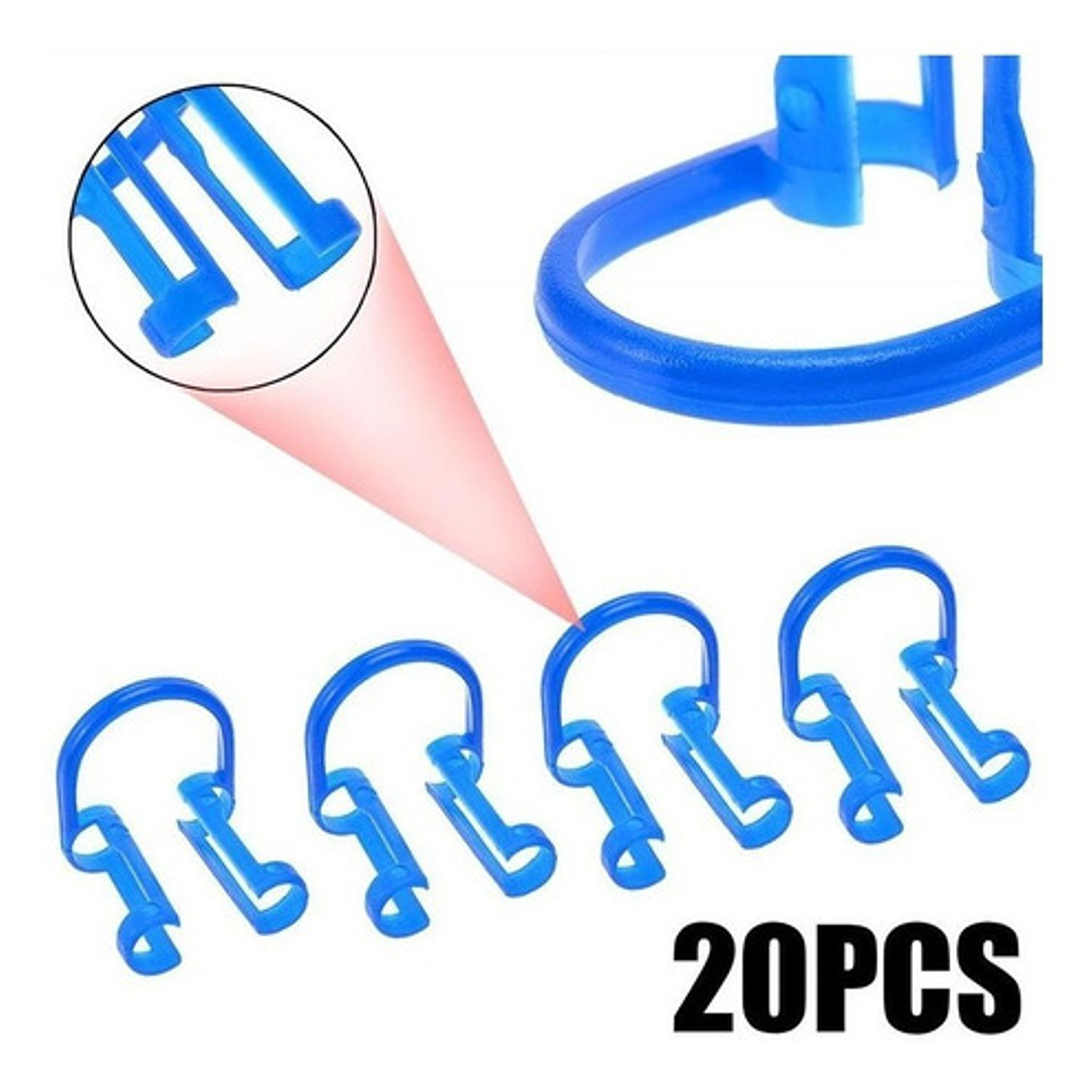 Clip Porta Tórulas Dental X 20 Unidades Comodidad Stgo. 7