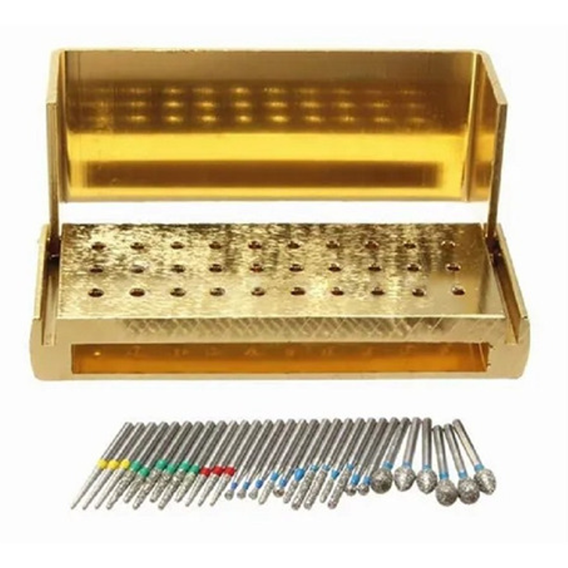 Fresas Dentales Alta Velocidad 30 Unidades Y Fresario Stgo.  4