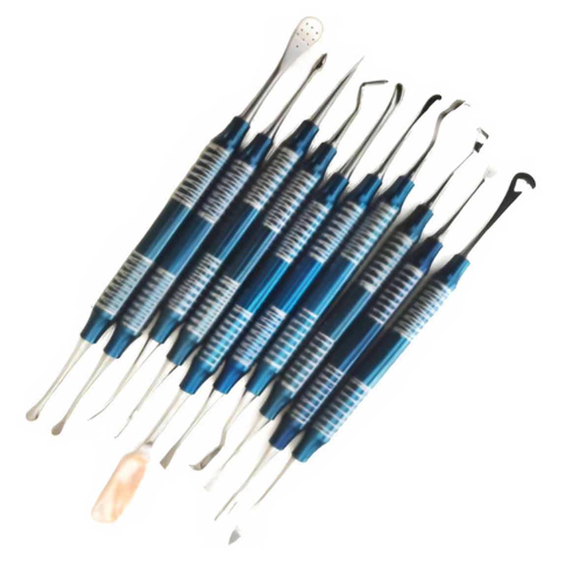 Elevadores De Seno Maxilar Set Azul 10 Piezas Calidad Stgo. 1