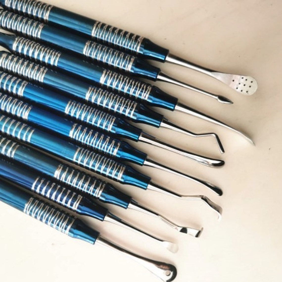 Elevadores De Seno Maxilar Set Azul 10 Piezas Calidad Stgo. 4