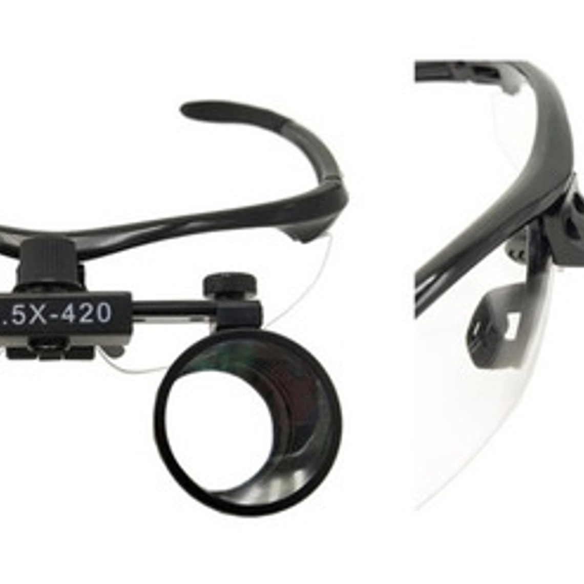 Lupas Binoculares Quirúrgicas 2.5 X 420 Luz Led Maletín Stgo 10