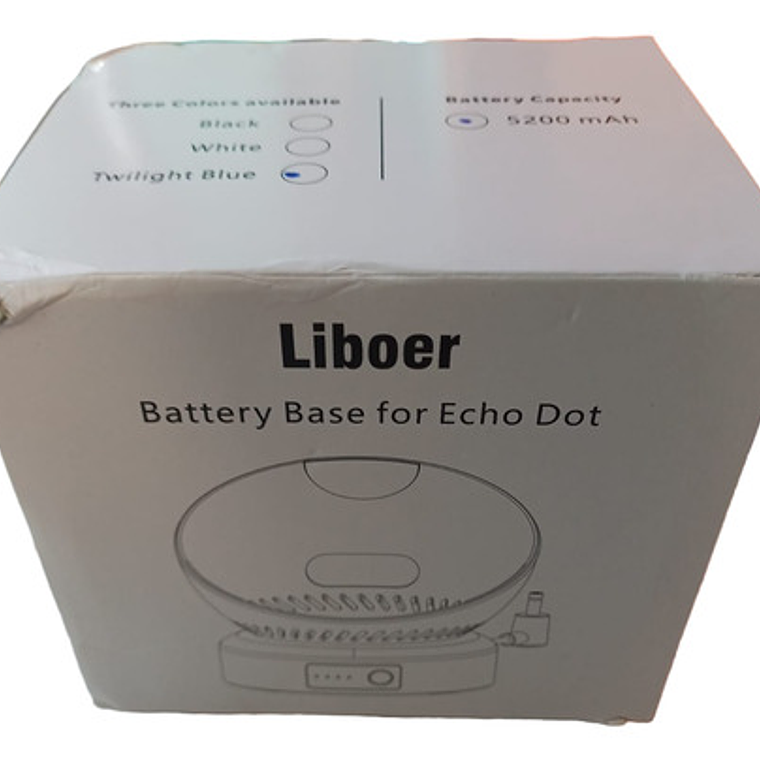 Base Inalámbrica Recargable Compatible Con Echo Dot 4ta. G. 5