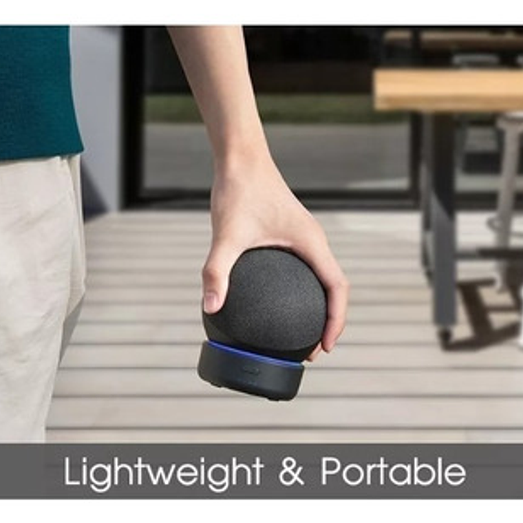 Base Inalámbrica Recargable Compatible Con Echo Dot 4ta. G. 9