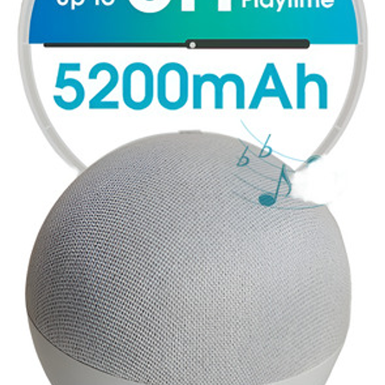 Base Inalámbrica Recargable Compatible Con Echo Dot 4ta. G. 20