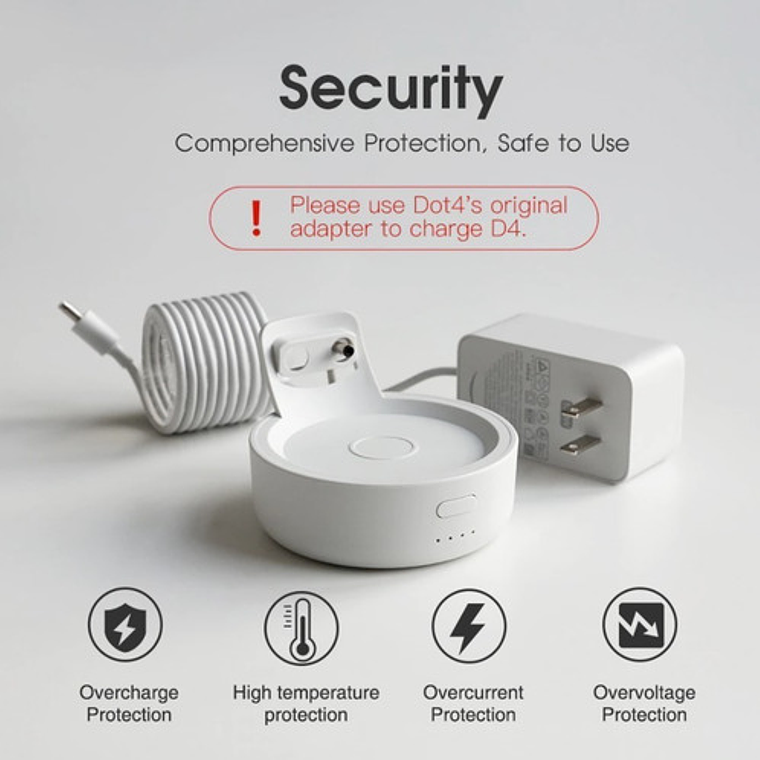 Base Inalámbrica Recargable Compatible Con Echo Dot 4ta. G. 22