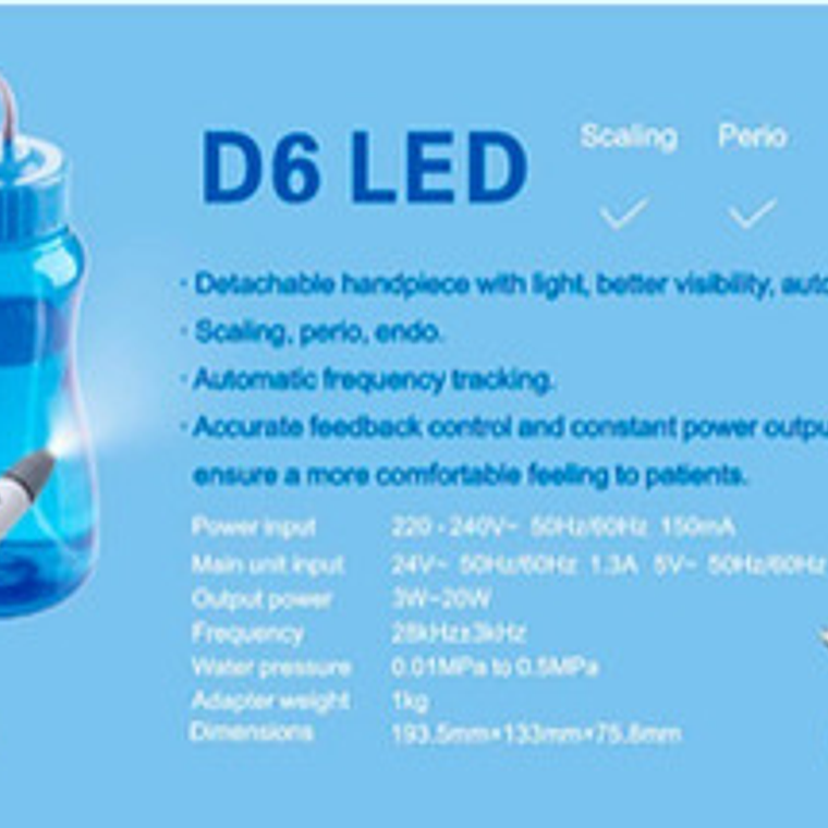 Scaler Ultrasonido Cavitador Dte D6 Led Con 5 Puntas Calidad 4