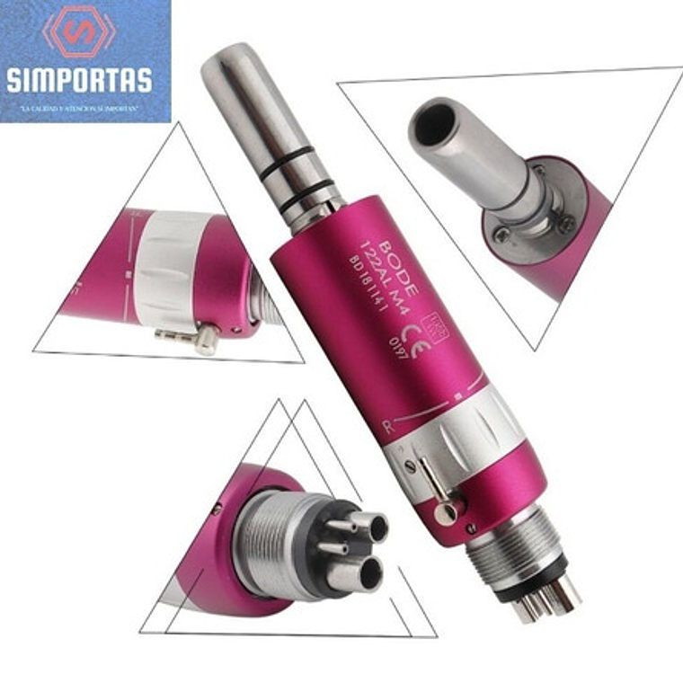 Micromotor Color Rosado Metálico Calidad Santiago 2