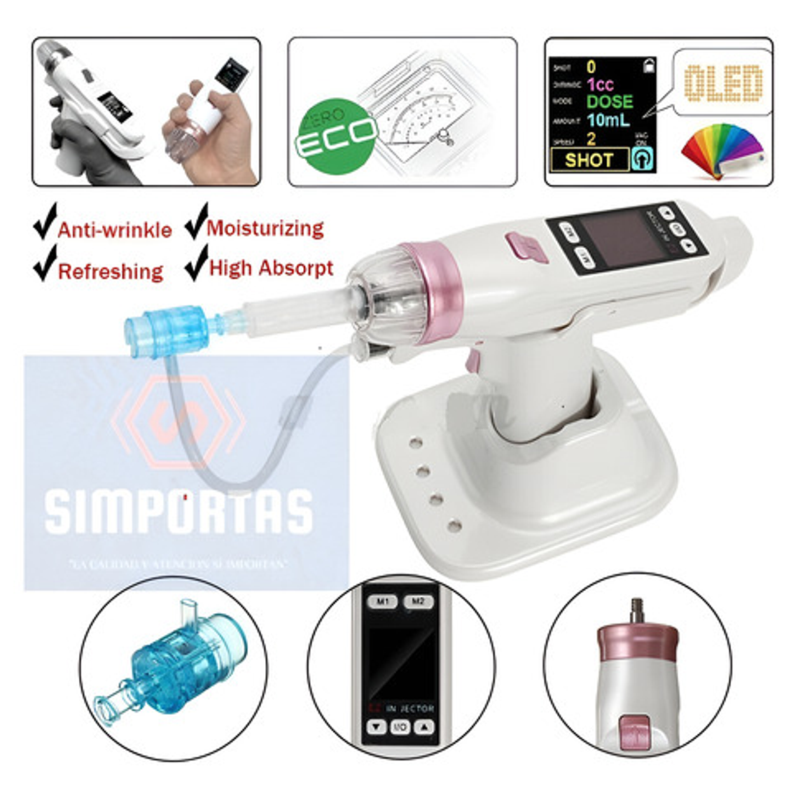 Pistola Mesoterapia Electro Revolucionaria Vacío2.0 Santiago 1