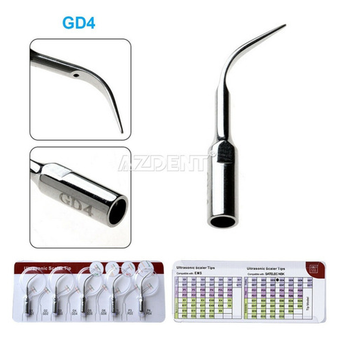 Puntas Scaler Ultrasonido Cavitron Dte/satelec Unidad  6