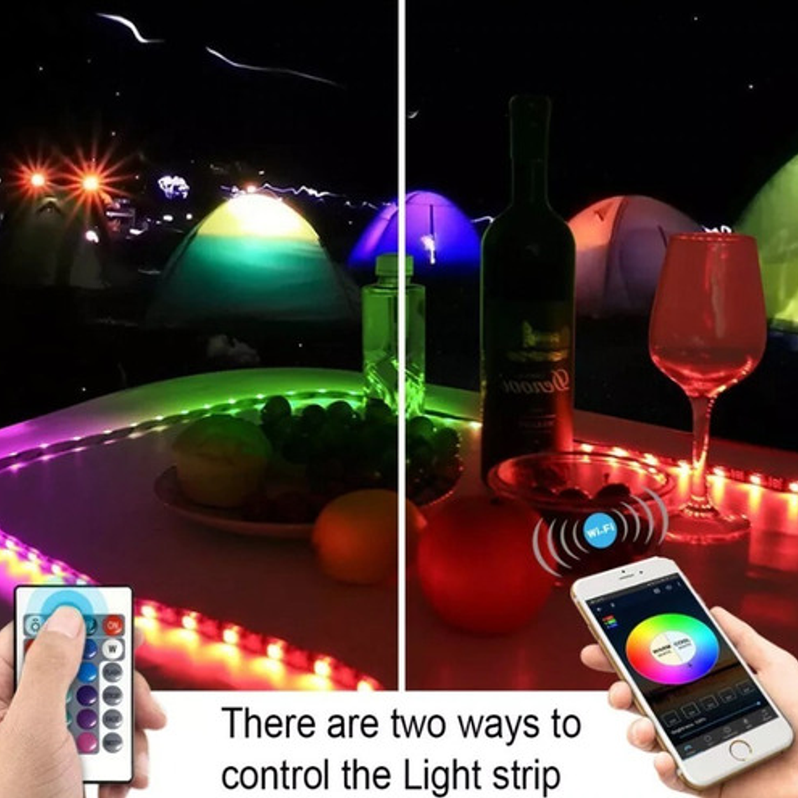 Cinta Luces Led Único 20mts Rgb 5050 Wifi Alexa Música Stgo. 4