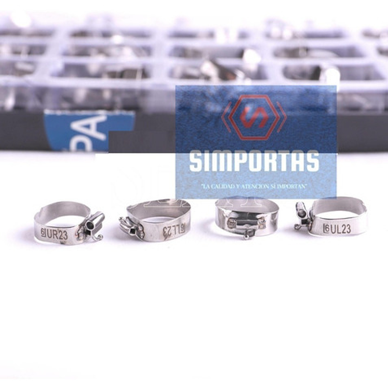 Set Xl 80 Bandas Molares Con Tubo Medias Ortodoncia Santiago 10