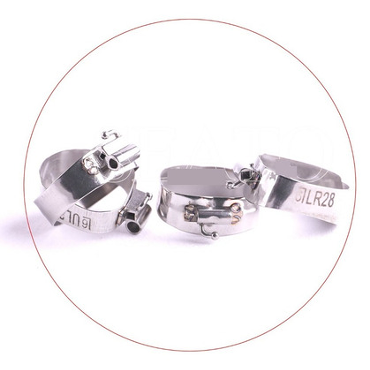 Set Xl 80 Bandas Molares Con Tubo Medias Ortodoncia Santiago 13