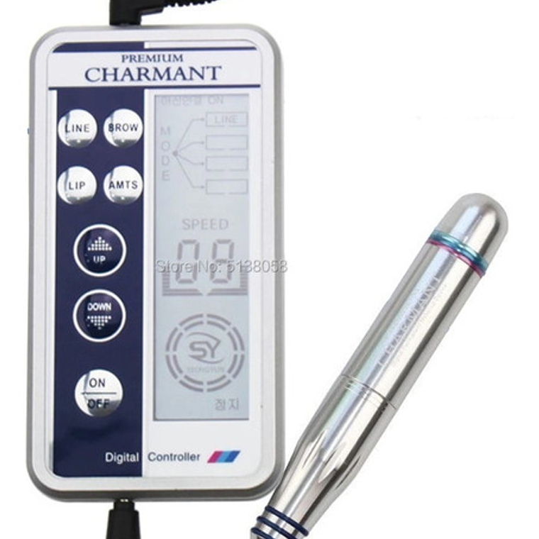  Dermografo Charmant Premium Microblading + 6 Repuestos 1pin 2