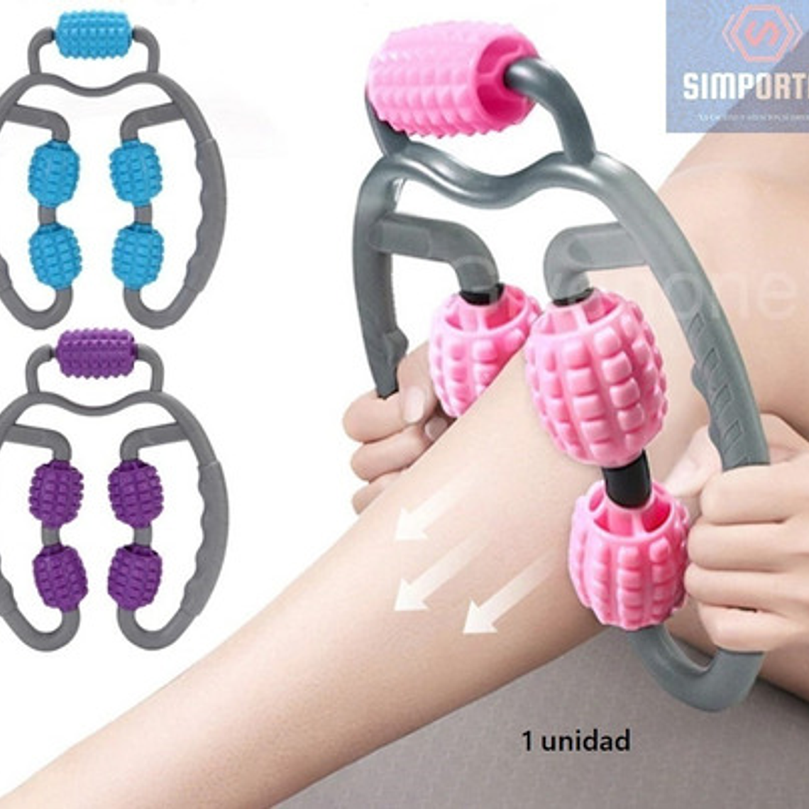 Rodillo Xl Multifunción Corporal Masaje Y Drenaje Santiago 5