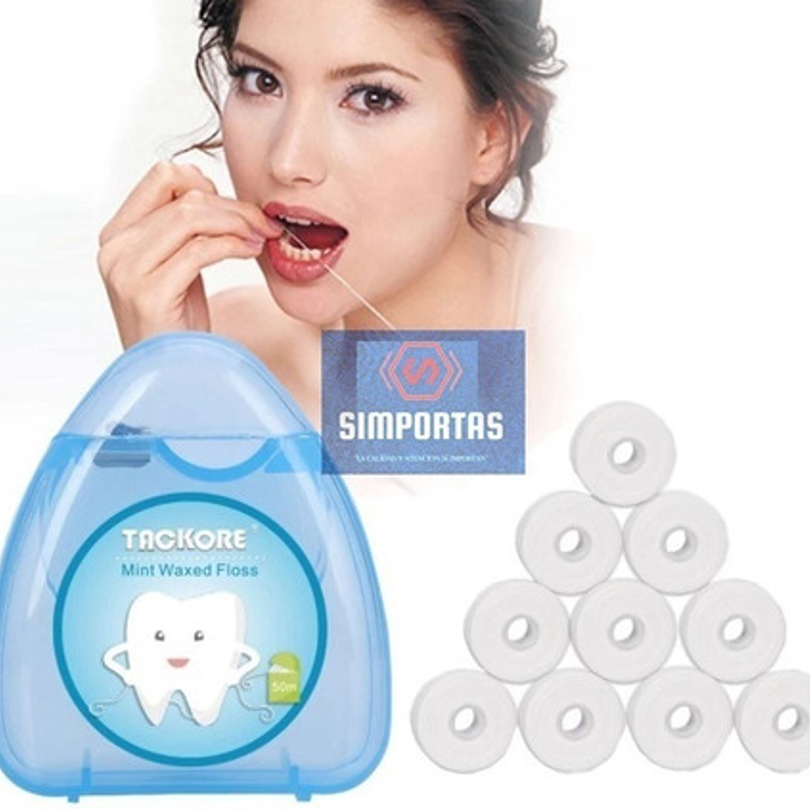 Pack Hilo - Seda Dental 1 Caja + 11 Rollos Oferta Santiago 1