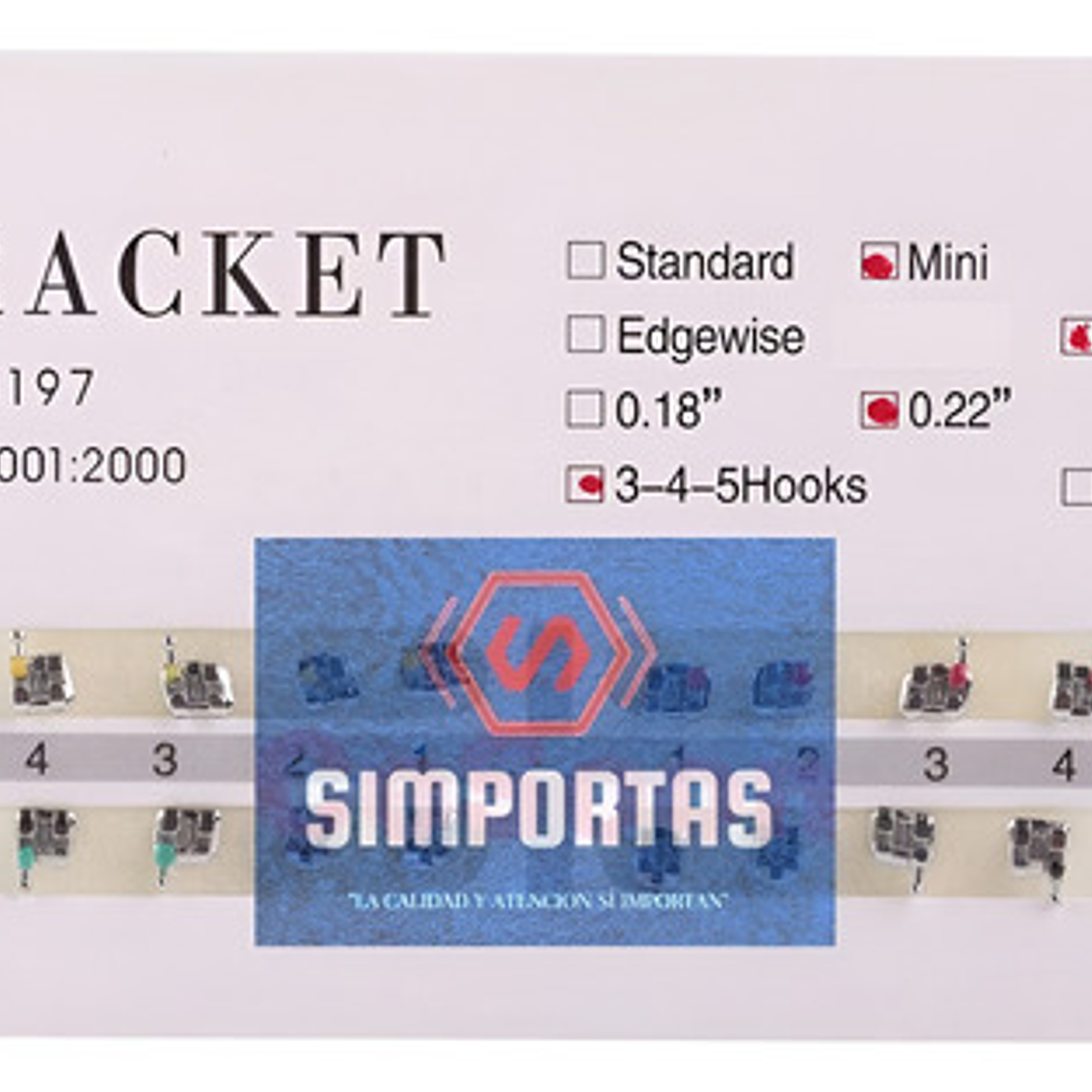Brackets Ortodoncia Metálicos Roth Mtb 0.22 Azdent Santiago 9
