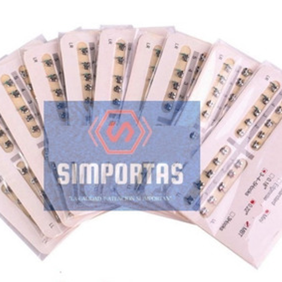 Brackets Ortodoncia Metálicos Roth Mtb 0.22 Azdent Santiago 12