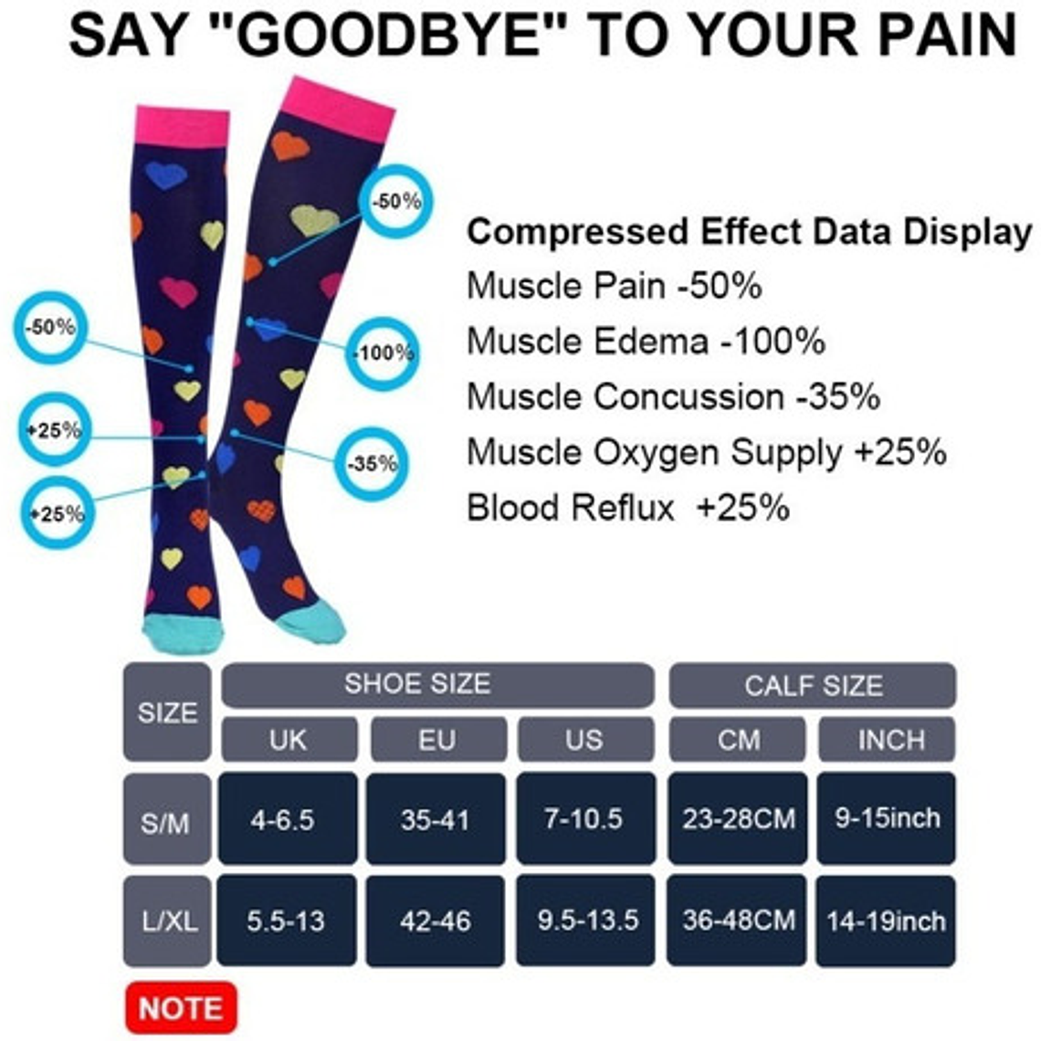 Medias Compresivas Calcetas Diseño Calidad Santiago 26