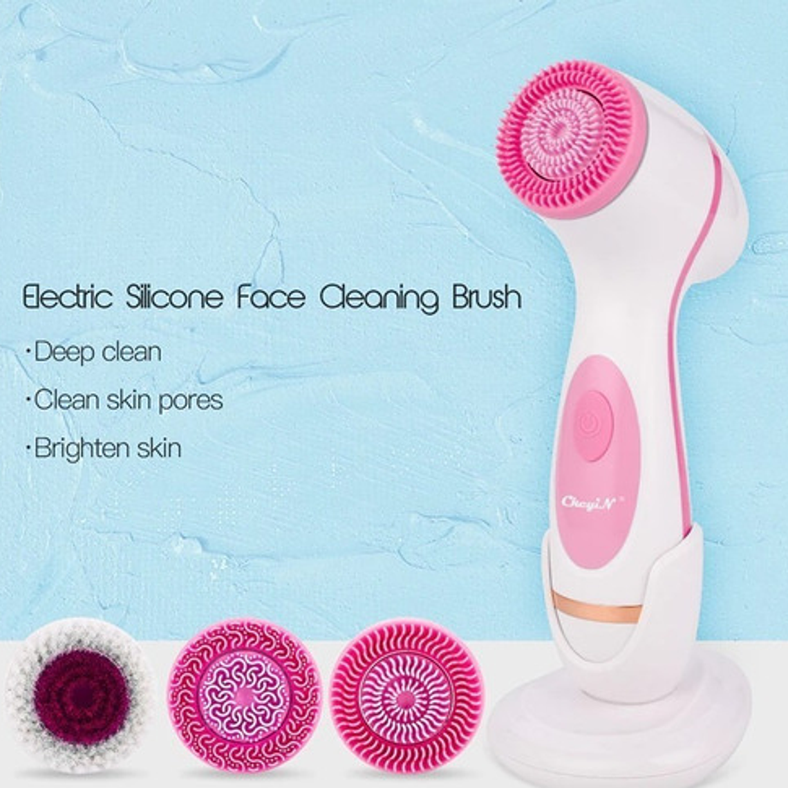 Cepillo Spa Facial Limpieza Recargable Giratorio El Mejor  4