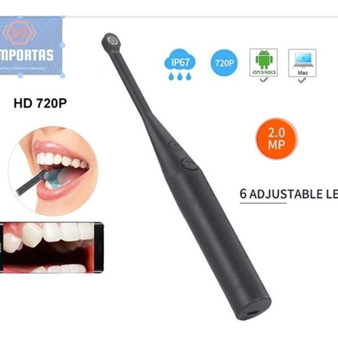 Cámara Intraoral Usb Led Celular Y Pc Calidad Santiago 14