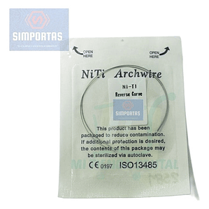 Arcos Curva Reversa Niti Super Elástico Ortodoncia 2u/sobre
