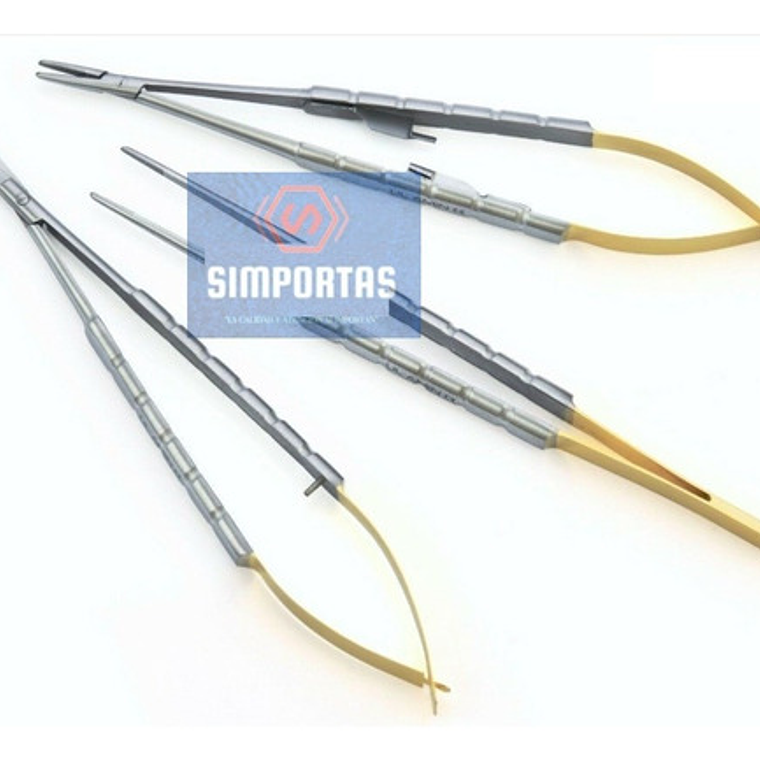 Kit Quirúrgico 3 Piezas Castroviejo Pinza Tijeras 18cm Stgo. 4