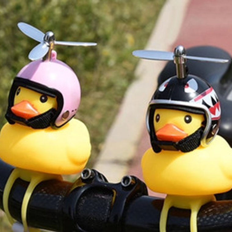 Luz Para Bicicleta Patito Sonora Divertido Santiago 15