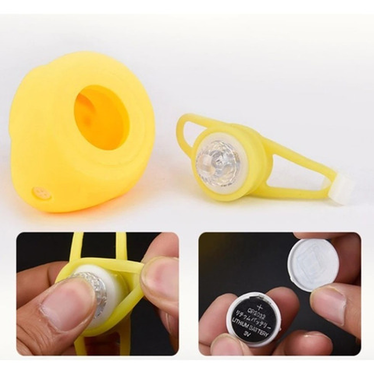 Luz Para Bicicleta Patito Sonora Divertido Santiago 22