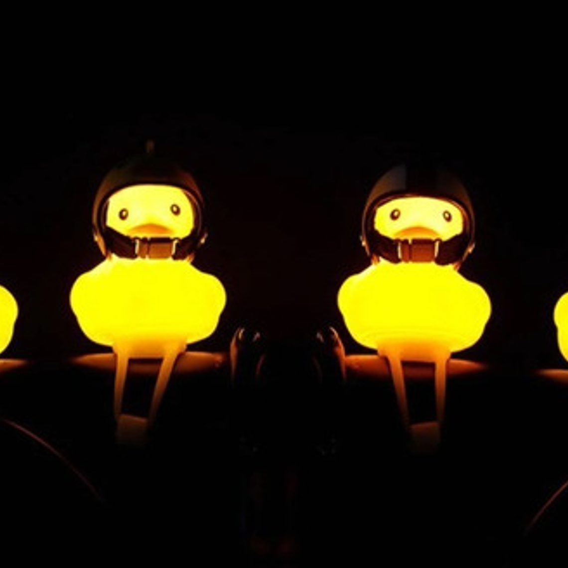 Luz Para Bicicleta Patito Sonora Divertido Santiago 28