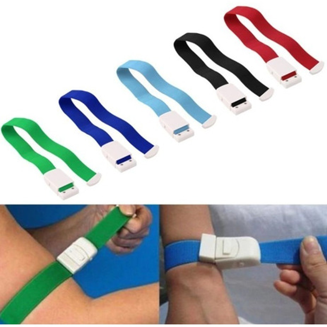 Ligadura, Lazo, Torniquete Médico Colores Unidad Santiago 8