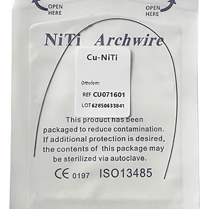 Arco Ortodoncia Cobre Niti Redondo Único Santiago