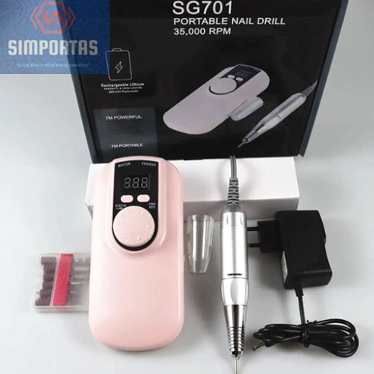 Micromotor Eléctrico Único Recargable 35000rp Torno Portátil 7