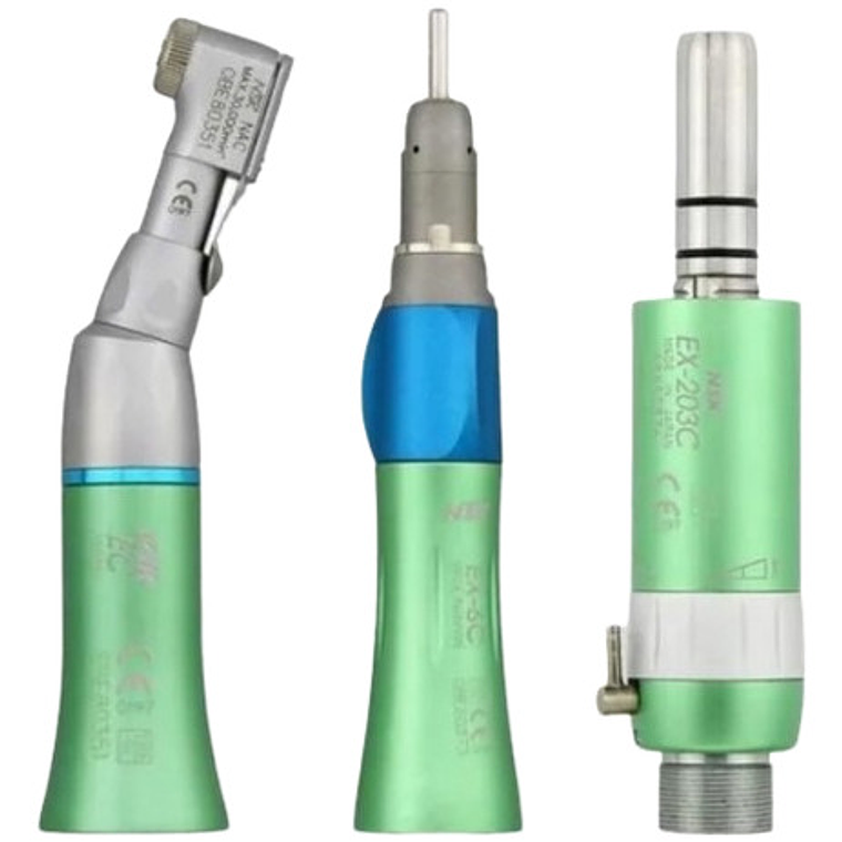 Kit Nsk Micromotor Completísimo Especial Verde Santiago 8