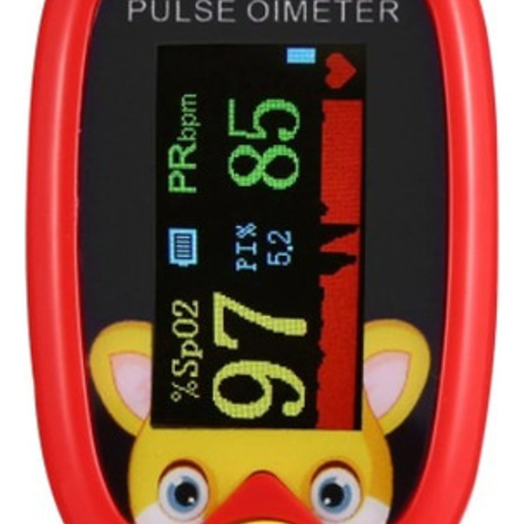 Oximetro De Pulso Usb Pediátrico Saturómetro Recargable  4
