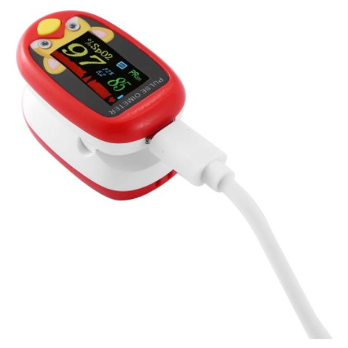 Oximetro De Pulso Usb Pediátrico Saturómetro Recargable  5
