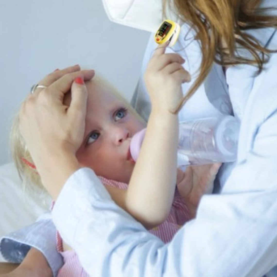 Oximetro De Pulso Usb Pediátrico Saturómetro Recargable  8