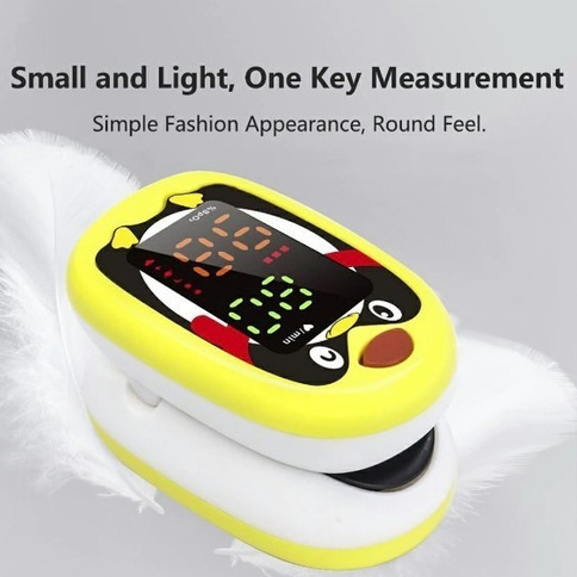 Oximetro De Pulso Usb Pediátrico Saturómetro Recargable  12