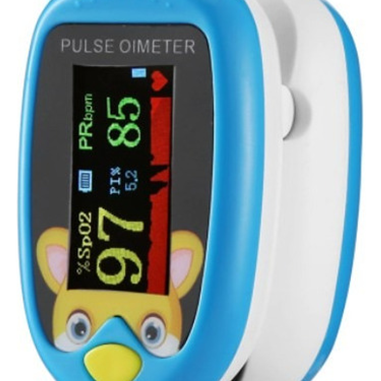 Oximetro De Pulso Usb Pediátrico Saturómetro Recargable  16