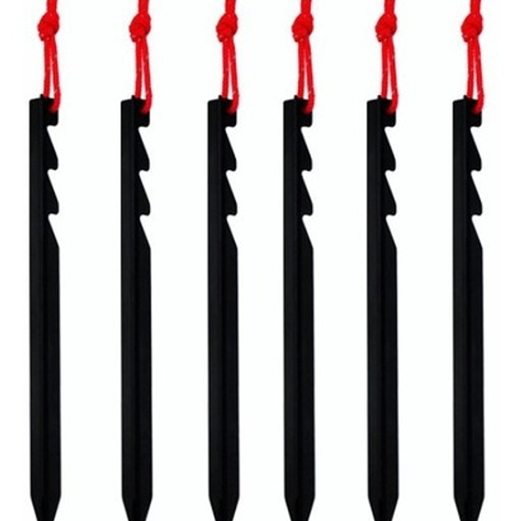 Estacas De Aluminio Para Carpa Metalizadas 6 Uds. Stgo. 3