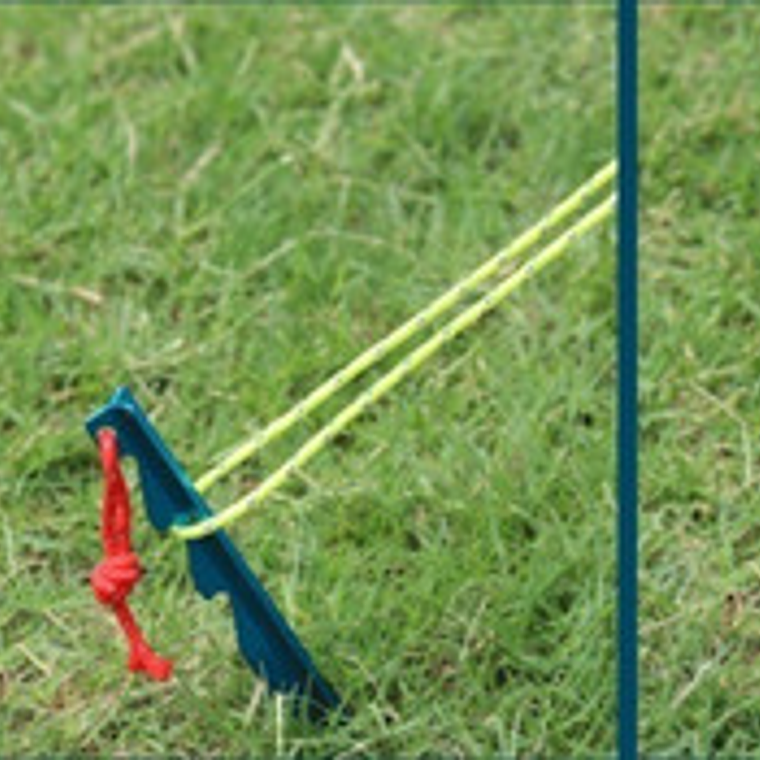 Estacas De Aluminio Para Carpa Metalizadas 6 Uds. Stgo. 19