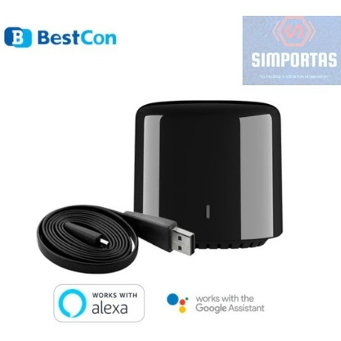 Controlador Ir Rm4 Bestcon Smart Home Negro Santiago 2