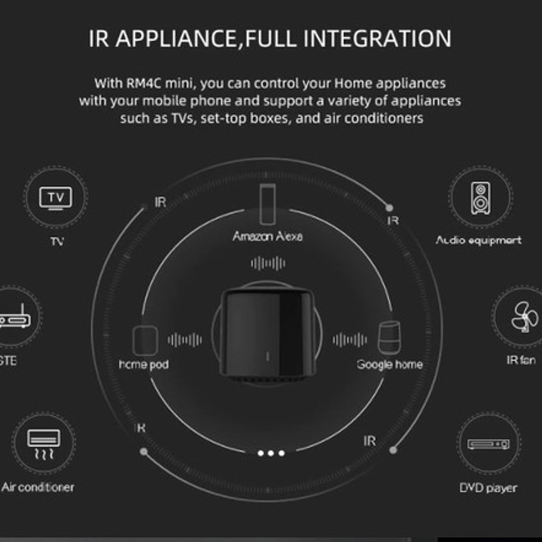 Controlador Ir Rm4 Bestcon Smart Home Negro Santiago 6