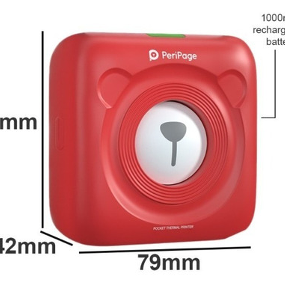 Mini Impresora Térmica Peripage Bt Portátil Goojprt Santiago 7