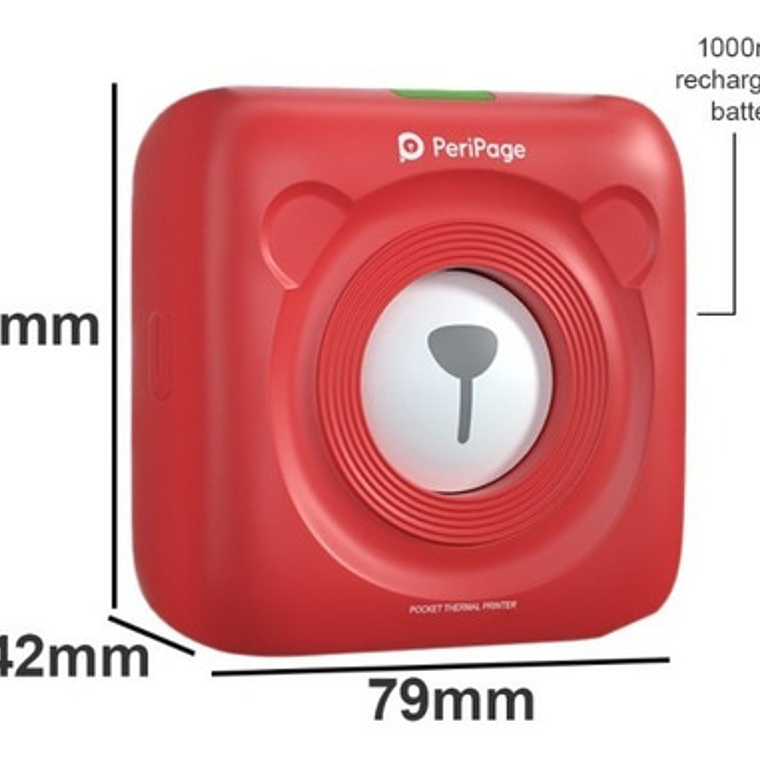 Mini Impresora Térmica Peripage Bt Portátil Goojprt Santiago 7