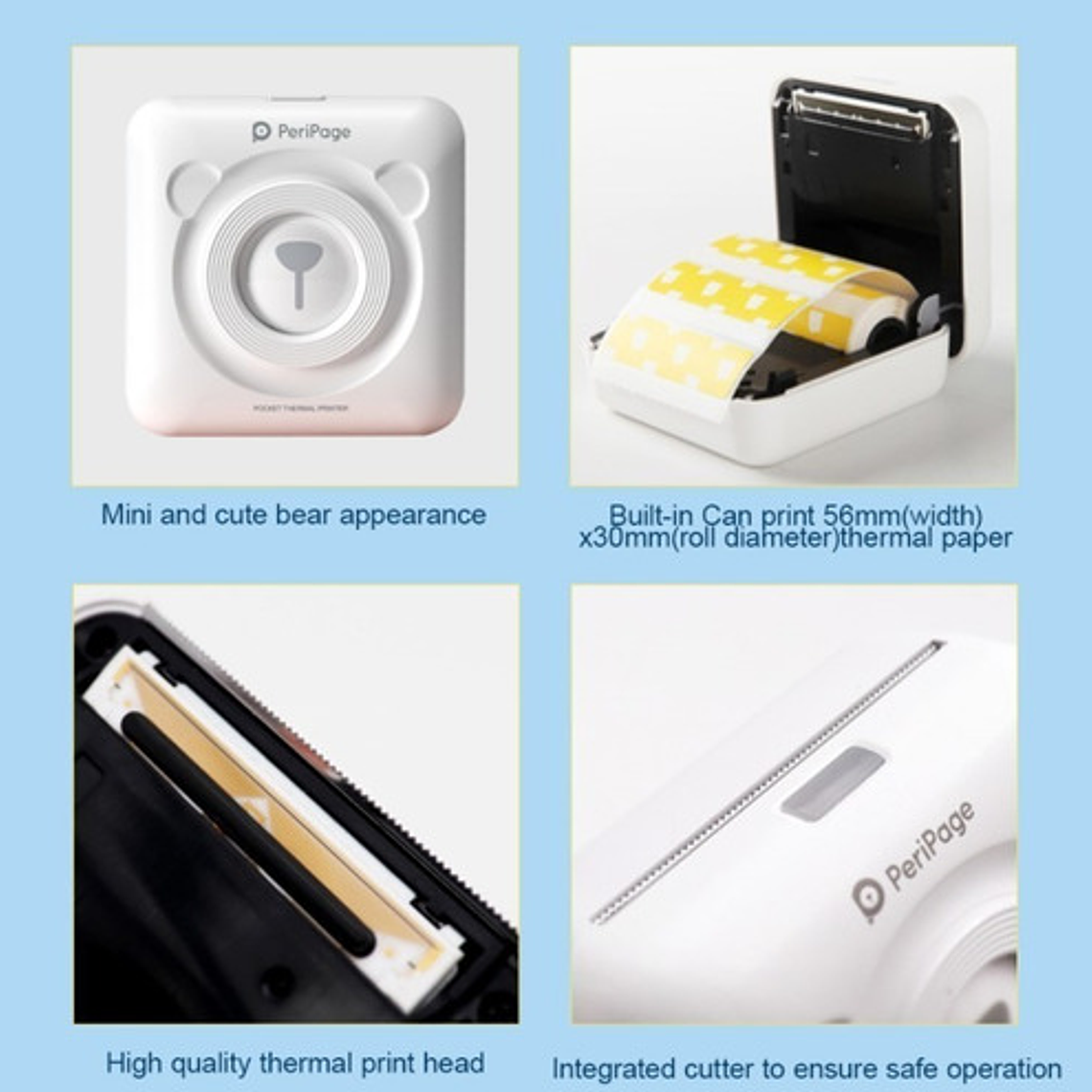Mini Impresora Térmica Peripage Bt Portátil Goojprt Santiago 13