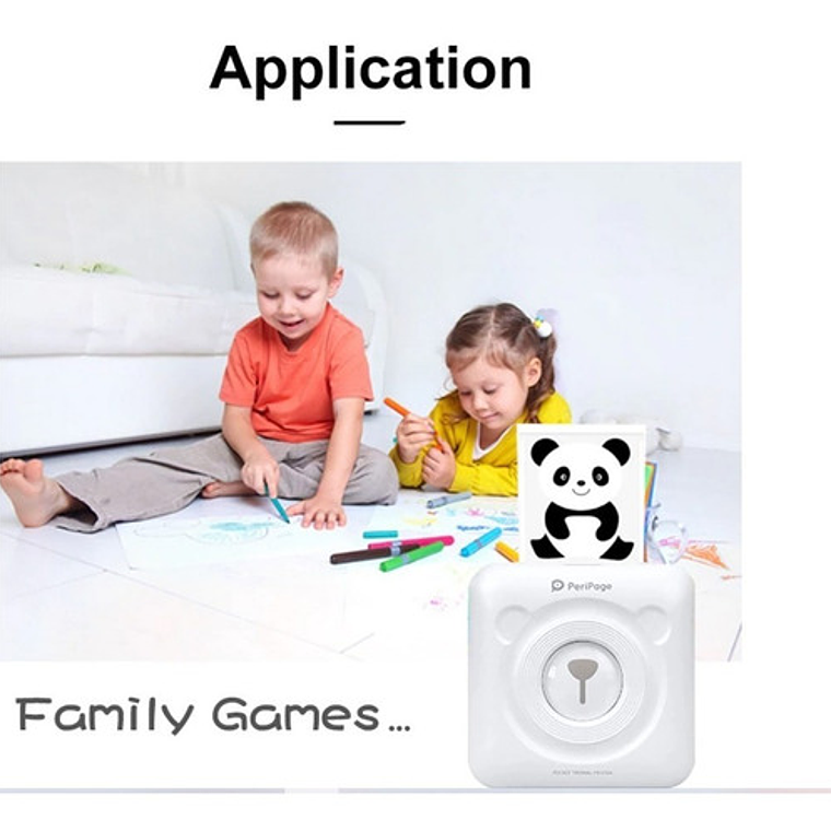 Mini Impresora Térmica Peripage Bt Portátil Goojprt Santiago 18