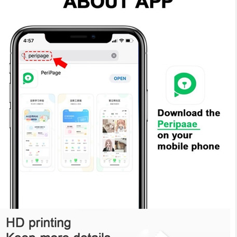 Mini Impresora Térmica Peripage Bt Portátil Goojprt Santiago 19