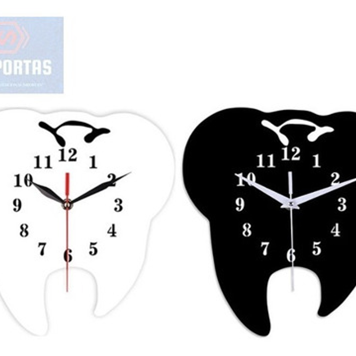 Reloj Dental - Reloj Forma De Muela - Envío Gratis Santiago 2