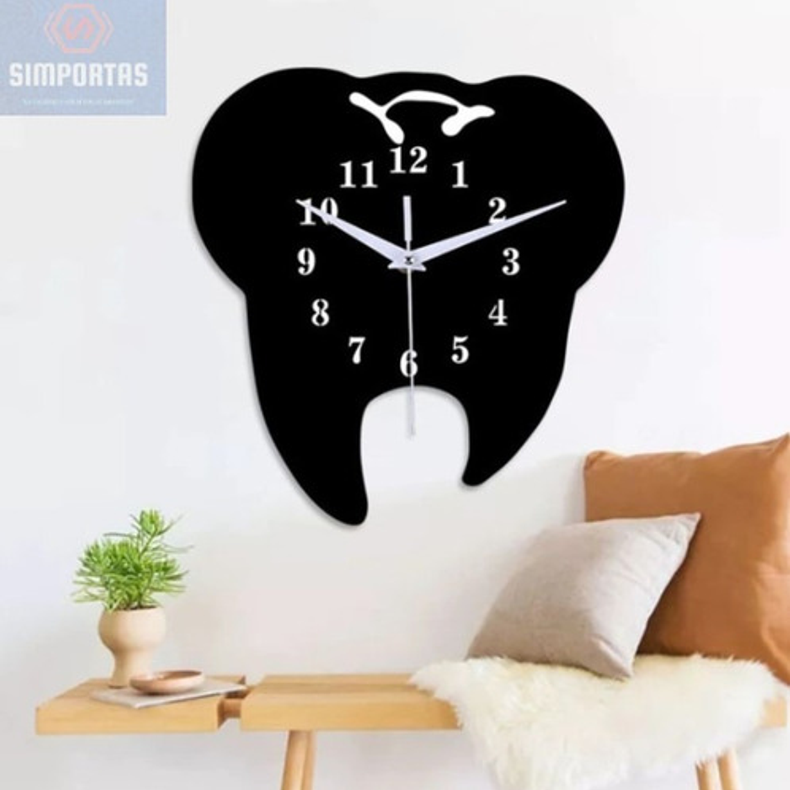 Reloj Dental - Reloj Forma De Muela - Envío Gratis Santiago 11