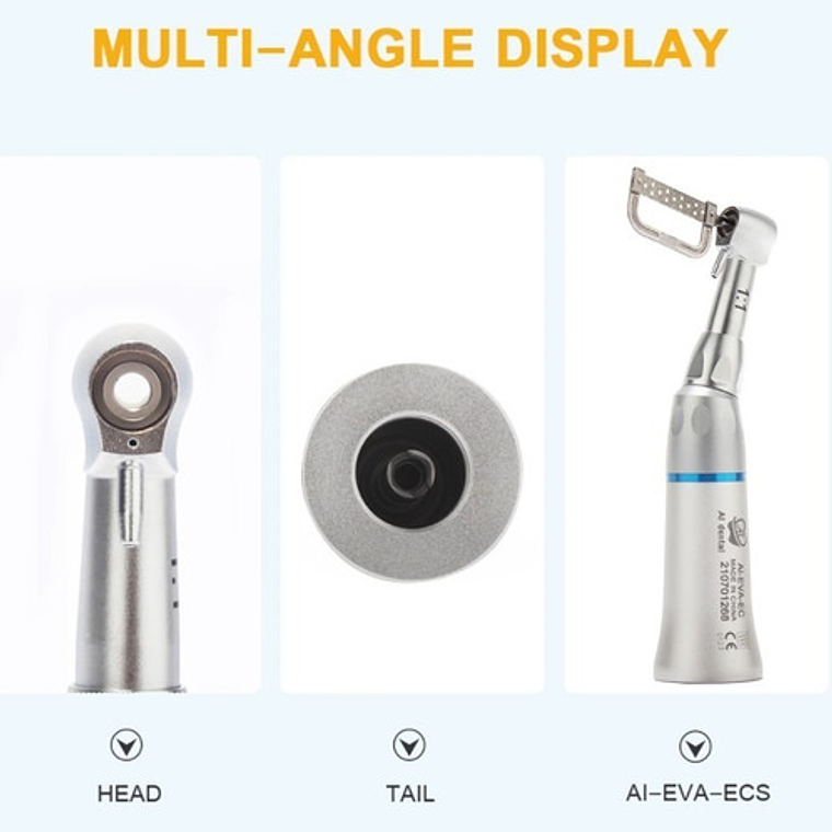 Contra Angulo Dental Interproximal Stripping 1:1 Oscilante 6